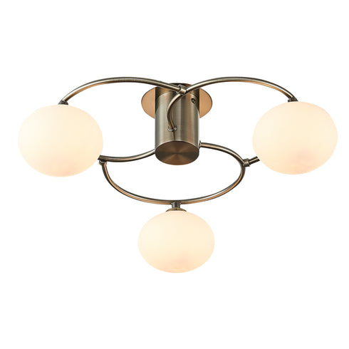 Flush luminaire in Antique Brass LL00132